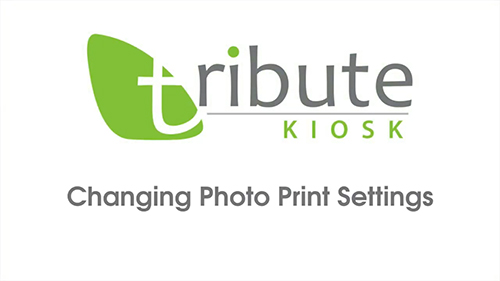 Changing Photo Print Settings